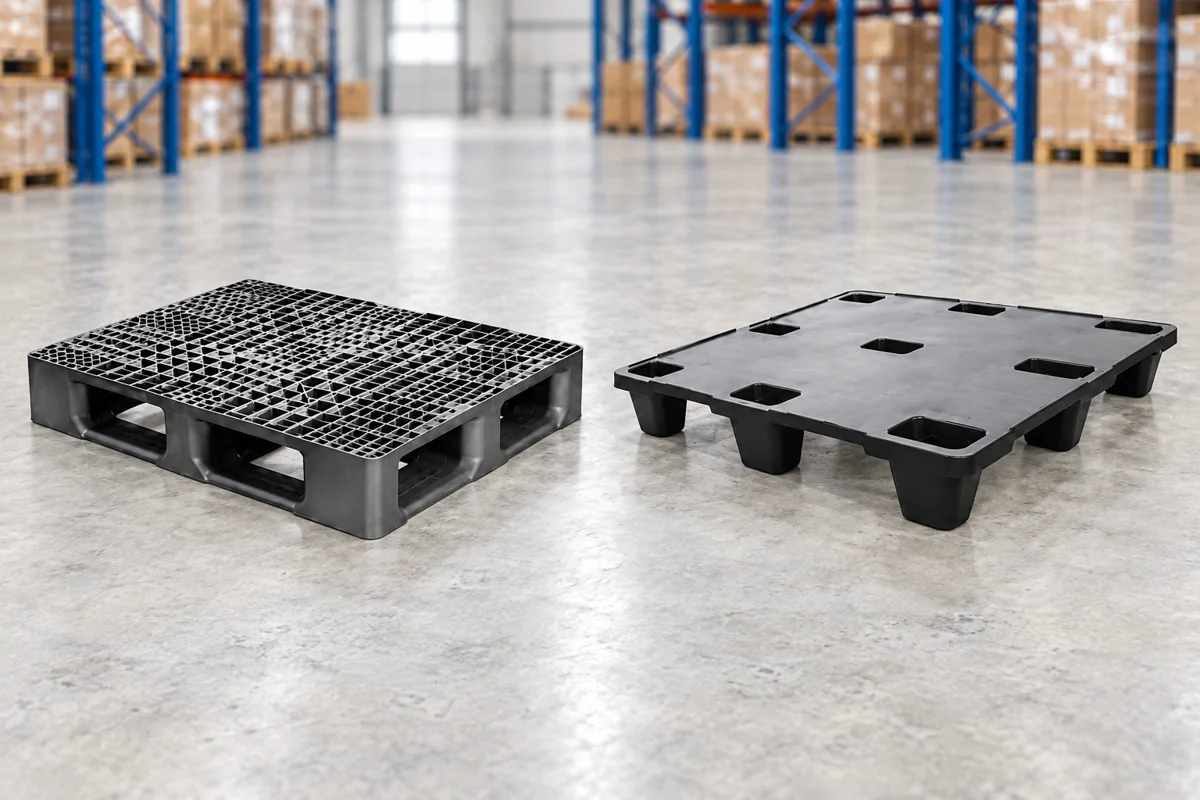 Pallets em armazém