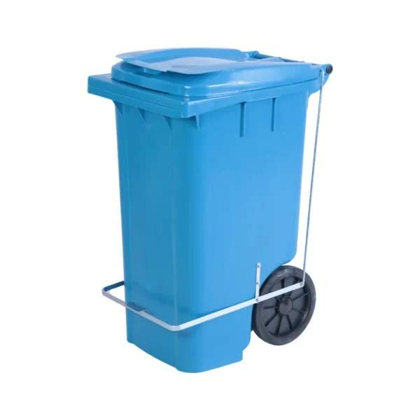 Lixeira com rodas e pedal / 120 L — ref. 324A