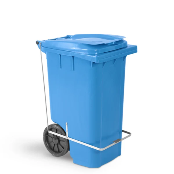 Lixeira com rodas e pedal / 240 L — ref. 332A