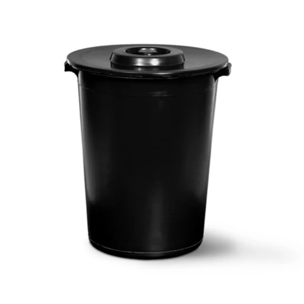 Lixeira redonda com tampa / 100 L — ref. 359