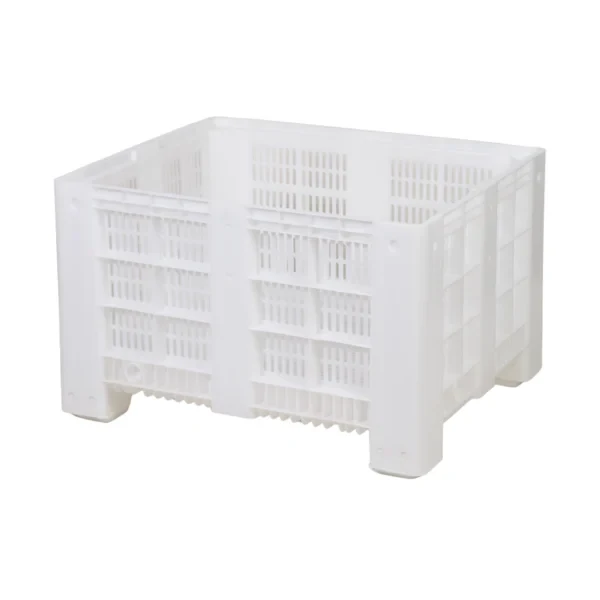 Caixa-pallet vazada / 4 sapatas — ref. 365