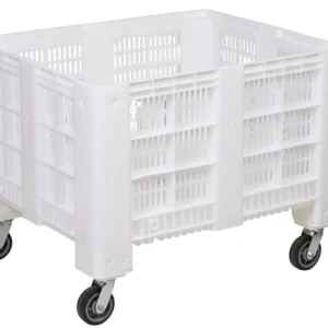 Carro coletor vazado com rodas — ref. 381R